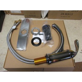 LaSalle Bristol Single Handle Vessel Faucet Chrome Sink Metal Brass Bristol Utopia