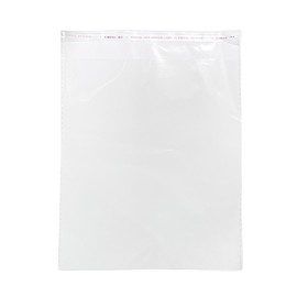 OPP Bags Transparent with Tape, Plastic Bags, Packaging, Individual Packaging, Wrapping, 100 Sheets (Outer 13.4 x 9.4 inches (34 x 24 cm), Inner 11.9 x 9.3 inches (30.2 x 23.5 cm)