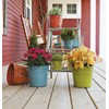Robert Allen MPT01887 Fluer De Lis Series Metal Planter Flower
