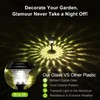 Glass Solar Lights Outdoor, 8 Pack Super Bright Solar Pathway