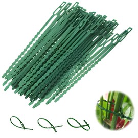 LYHMHAMY Cable Ties Gardening Clips, 30 Pieces, Plant Twist Tie, Plant Belt, Binding Band, Plastic Binding Band, Seedling, Fixing, Gardening Tools, Gardening Supplies, Gardening Supports, Home