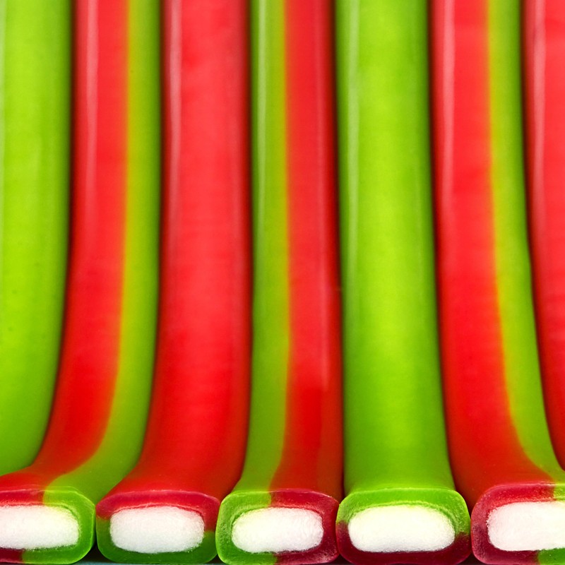 SweeTARTS Ropes, Candy, Watermelon Berry Collision, Soft and Chewy, 3.5