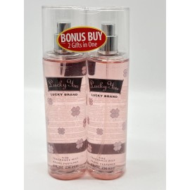 Lucky Brand Lot of 2 - Lucky You Lucky Brand Fine Fragrance Mist Womens Body Spray - 8 fl oz