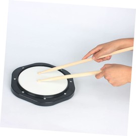 Totority Practice Dumb Drum Set 10 Kit Drum Sticks Safe Portable for Boys and Girls