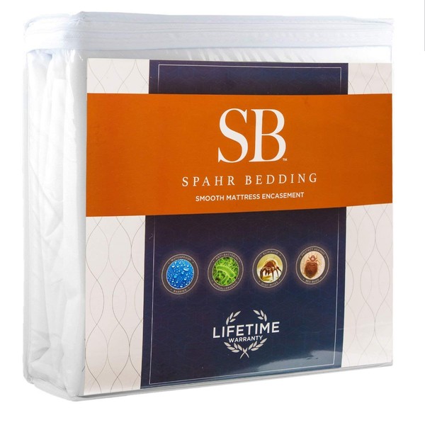 Spahr Bedding 6 Sided Mattress Cover - Zippered Encasement Mattress