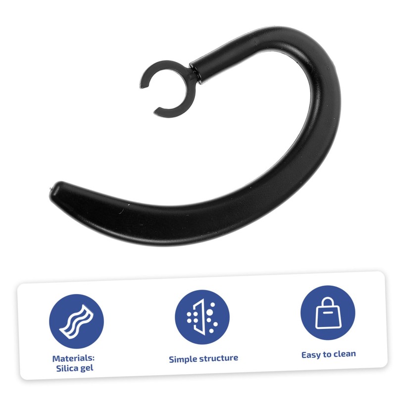 BIUDECO Headphones Earpiece Clamp Rubber Ear Hook Clip for Replacement