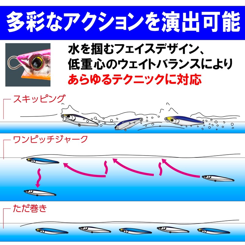 DUEL Hardcore Monster Shot (S) 3.7 inches (95 mm) Kay