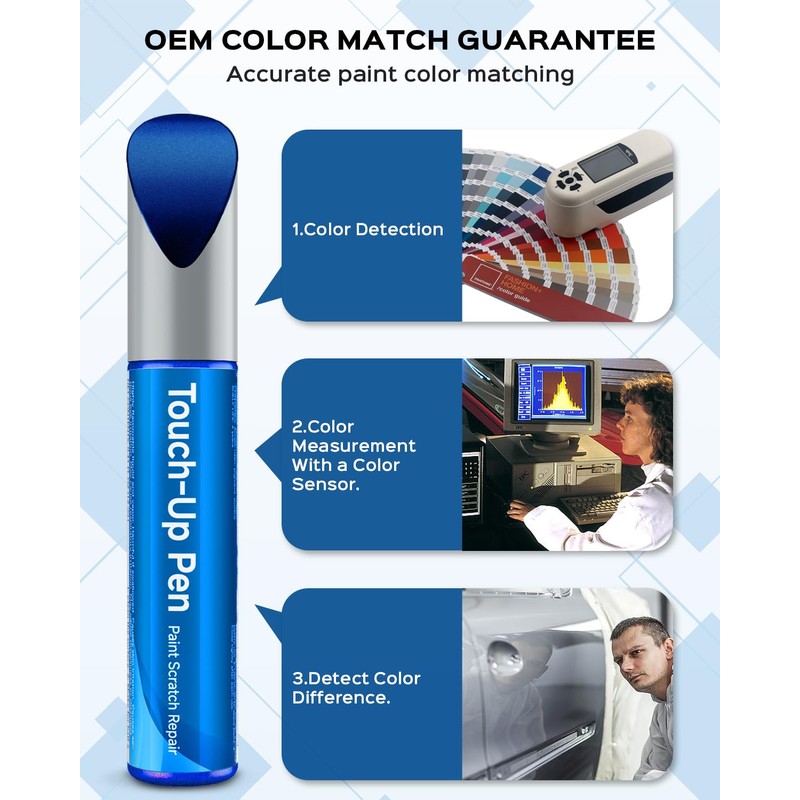 K7X WR(World Rally) Blue Pearl Touch Up Paint Kit Compatible