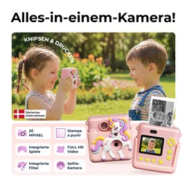 Denver KPC-1363RO Kids Instant Camera - Pink