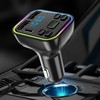 Car Bluetooth Transmitter,5.3 FM Bluetooth Adapter,PD 20W & QC 3.1