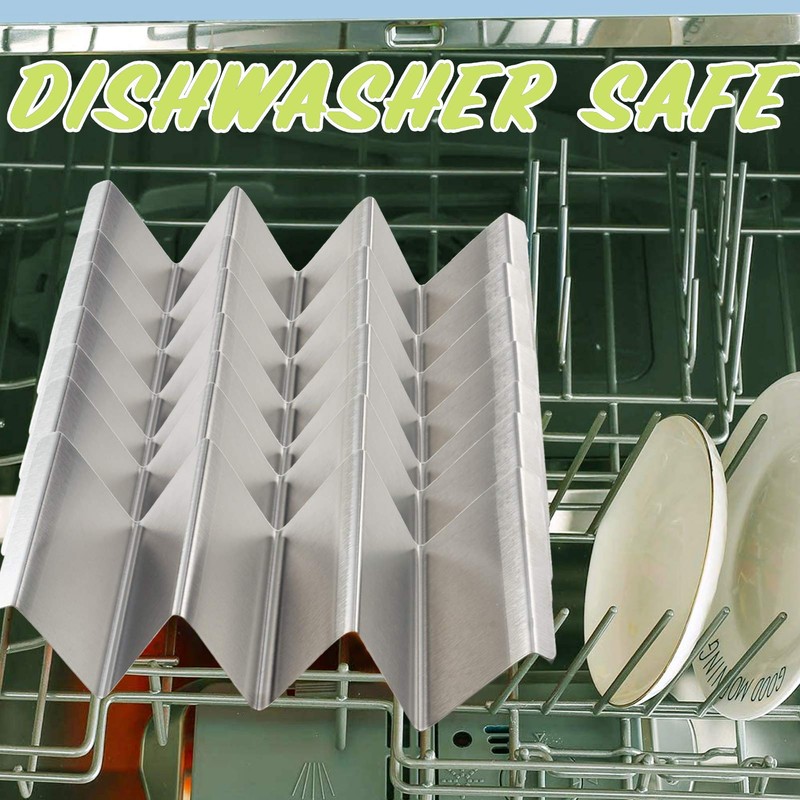 6 Pack Taco Holder Stand Stainless Steel Oven Safe