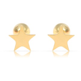 Made by Nami Stainless Steel Star Earrings Gold Waterproof Jewellery Gift for Her, Stainless Steel