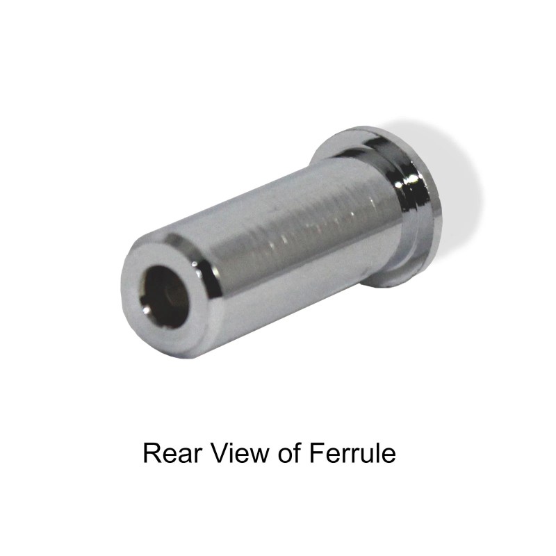 Bitterroot Guitars String Ferrule Bass Deep Rear 3/8 Inch Chrome