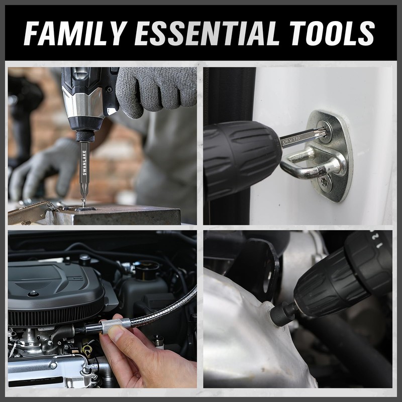 SWANLAKE 232-Piece Ultimate Screwdriver Bit Set, Cr-V Impact Driver Bit