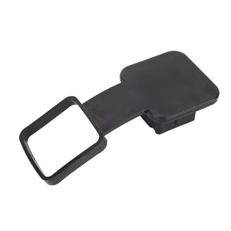 Fydun Cubierta del Tubo del Enganche Remolque, Negro, Caucho, Utilitario