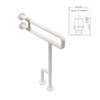 CNCEST Toilet Grab Bar,Safety Handrails Handicap for Elderly Bathroom Hand