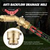 Brass Vacuum Breaker Set 3/4 Inch Garden Hose Thread Lead-Free