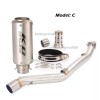 Unbranded For Suzuki DRZ400S DRZ400SM 2000~2024 Motorcycle Exhaust Pipe With