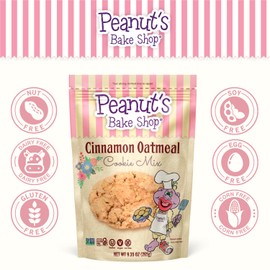 Peanut's Bake Shop - Vegan and Gluten-Free Cookie Mix | Non-GMO, Kosher Cookie Mixes for Decadent Treats (Cinnamon Oatmeal - 3 Pack)