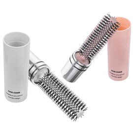 Gatuida 2pcs Lightweight Roll Hairbrush Curling Brush for Women Styling Brush Soft Rounded Teeth