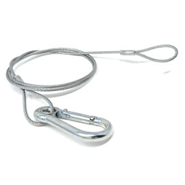 Safety Bond Wire for Stage Lighting – Galvanized Chain for DJ, Disco, and Lighting Effects (2mm x 600mm - 10kg)