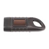 Hand Crank Solar Powered Rechargeable Flashlight Mini Solar Flashlight for