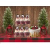 CakeSupplyShop Lumberjack Forest Animals Deer Fox Bear Tree Red &
