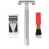 Harry D Koenig Safety Razor Boxed Set Chrome 1-Count