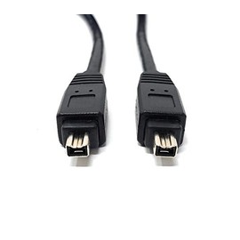 MainCore 2m Firewire 4 Pin to 4 Pin Cable Lead (400 IEEE 1394) Works with PC, 28/26AWG, Male to Male (Various (2m)