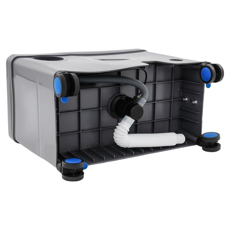 Floor Mop Sink, Freestanding Utility Mop Basin with Retractable Handle