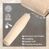 KADAX Cylindrical Rolling Pin with Handle, Pizza Roller, Corner Roller,