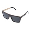 Gamswild Gamsstyle WM0010 Wooden Sunglasses Rectangular Fashion Glasses Women Men