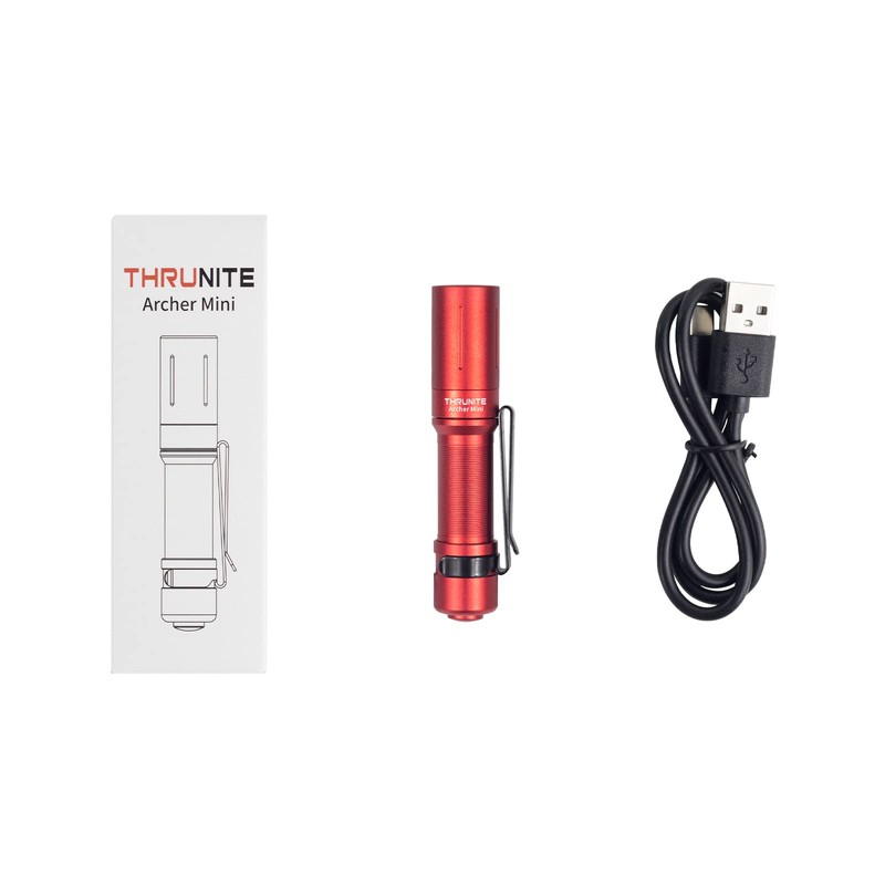 ThruNite EDC Flashlight Archer Mini, 405 Lumens Tail Switch LED