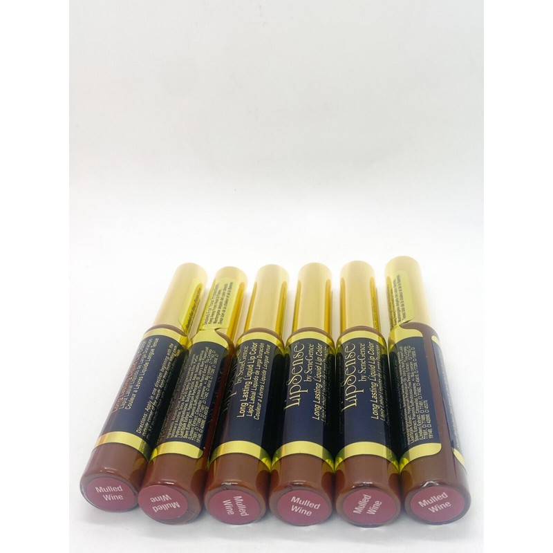 Lipsense Senegence Liquid Lip Color (Set of 6) Mulled Wine