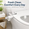 Non-Electric Bidet Attachment for Toilet Seats – Adjustable Fresh Water