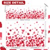 Valentine's Day Kitchen Curtains for Windows, Valentines Day Kitchen Decor