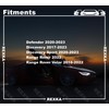Rexka 25pcs Wheel Arch Molding Clip LR082683 for Land Rover