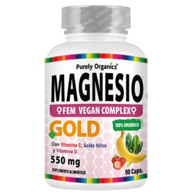 MAGNESIO FEM PURELY ORGANICS 90 CAPSULAS