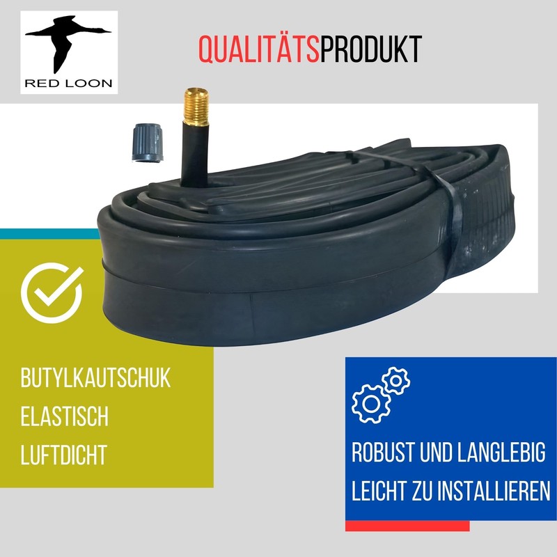 VDP 26/28 Inch Bicycle Inner Tube Replacement Hose Valve
