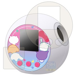 PDA Workshop Punirunzu Sanrio Characters, 9H Hardness [Blue Light Cut] Protective Film [Screen / Edge Use] Glossy, Made in Japan