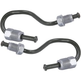 CYSFETENA 2PCS Rear Brake Line Left and Right 1K0611763E 1K0611763F Replacement for Convertible, Iron Rear Brake Line for Hatchback, Coupe, SEAT Model, and More