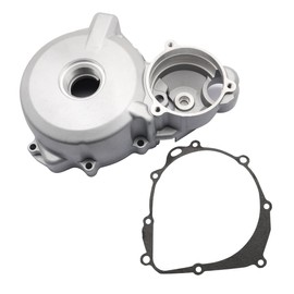 XQSMWF Left Side Engine Stator Magneto Cover Case w/Gask Compatible with Suzuki DRZ400E 2002-2007 DRZ400S 2002-2020 DRZ400SM 2005-2020 11483-29F00