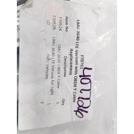 CalAmp Cal/Amp LMU 3640 LTE Verizon + powered OBD-II Y-cable for Light Duty Vehicles