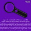Mercader Digital Lupa Mano 3x 45x Luz Led Uv Portable