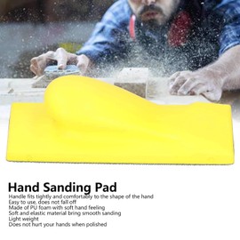 BWLZSP Handschleifblock Rechteckiger selbstklebender Schleifpapierblock Polierwerkzeug für die Holzbearbeitung 198x70 Rechteckiger Handschleifblock zum Polieren von Farbe, Kitt usw.