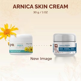 Pili Natural Arnica Cream - Restore Smooth Silky Skin - Bruise Cream - 1oz - Crema de Arnica