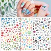 Sea Animals Nail Art Adhesive Sticker 3D Self-Adhesive Nail Decals