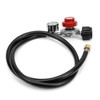only fire 4Ft 0-30PSI Adjustable Propane Regulator with Tank Gauge