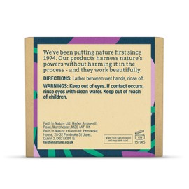 Faith In Nature Natural Lavender Hand Soap Bar, Nourishing, Vegan and Cruelty Free, No SLS or Parabens, 100 g