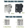 Litensh Stainless Steel Flip Latch Slide Bolt Latch Shed Lock
